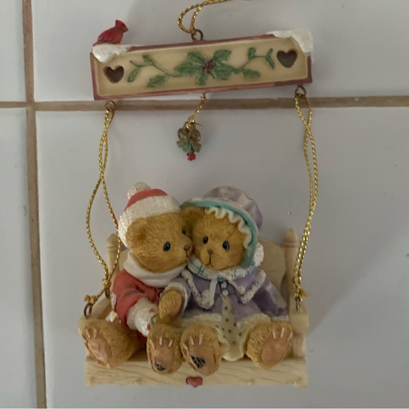 Set of 2 Bradford Exchange Collectable Teddy Bear Ornaments (1999) - Picture 3 of 12